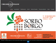 Tablet Screenshot of imiglioriviniitaliani.com